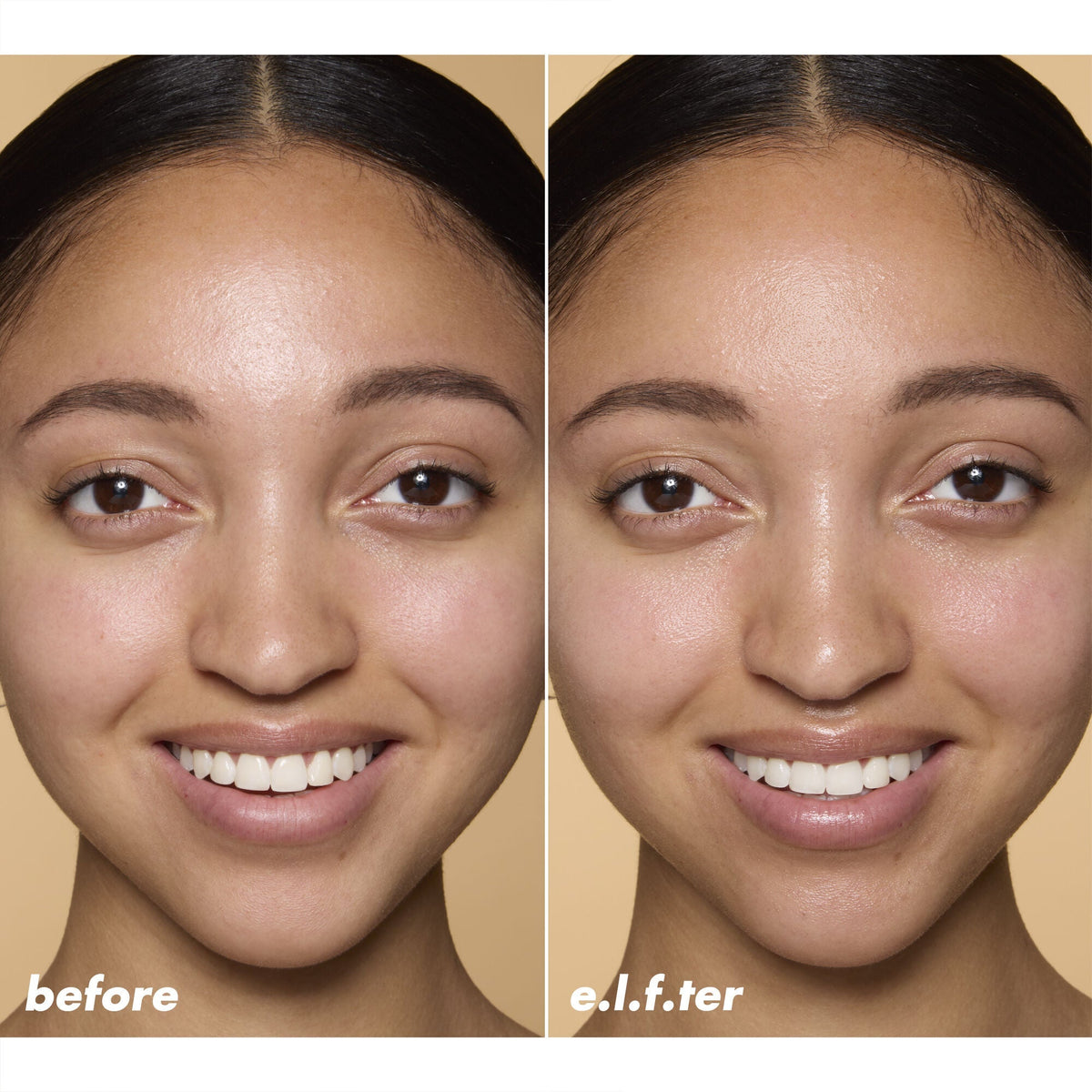 Before and After Using Thirst Burst Dew-o Hydrating Skincare Kit