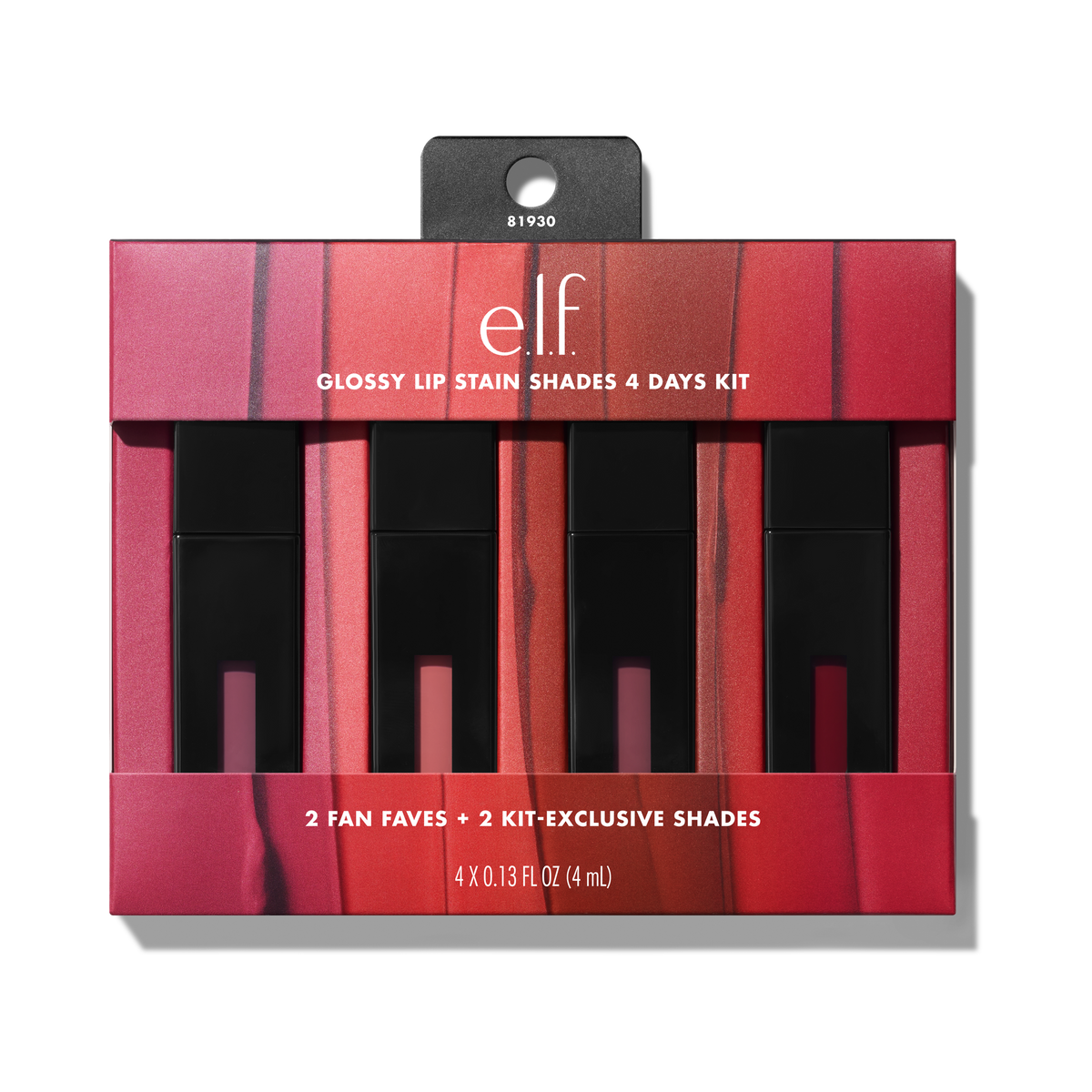 e.l.f. Glossy Lip Stain 4 Days Lip Kit