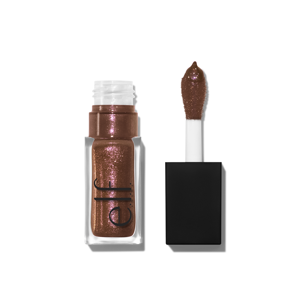 e.l.f. Chocoluxe Rich Brown Glow Reviver Lip Oil Glimmer