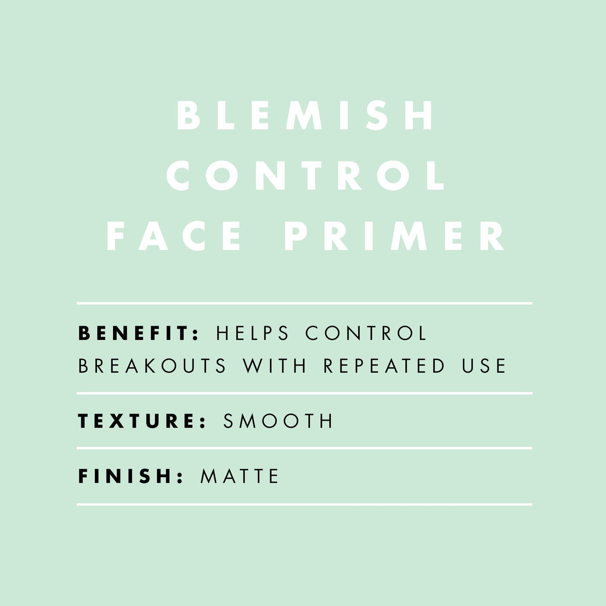 Blemish Control Face Primer