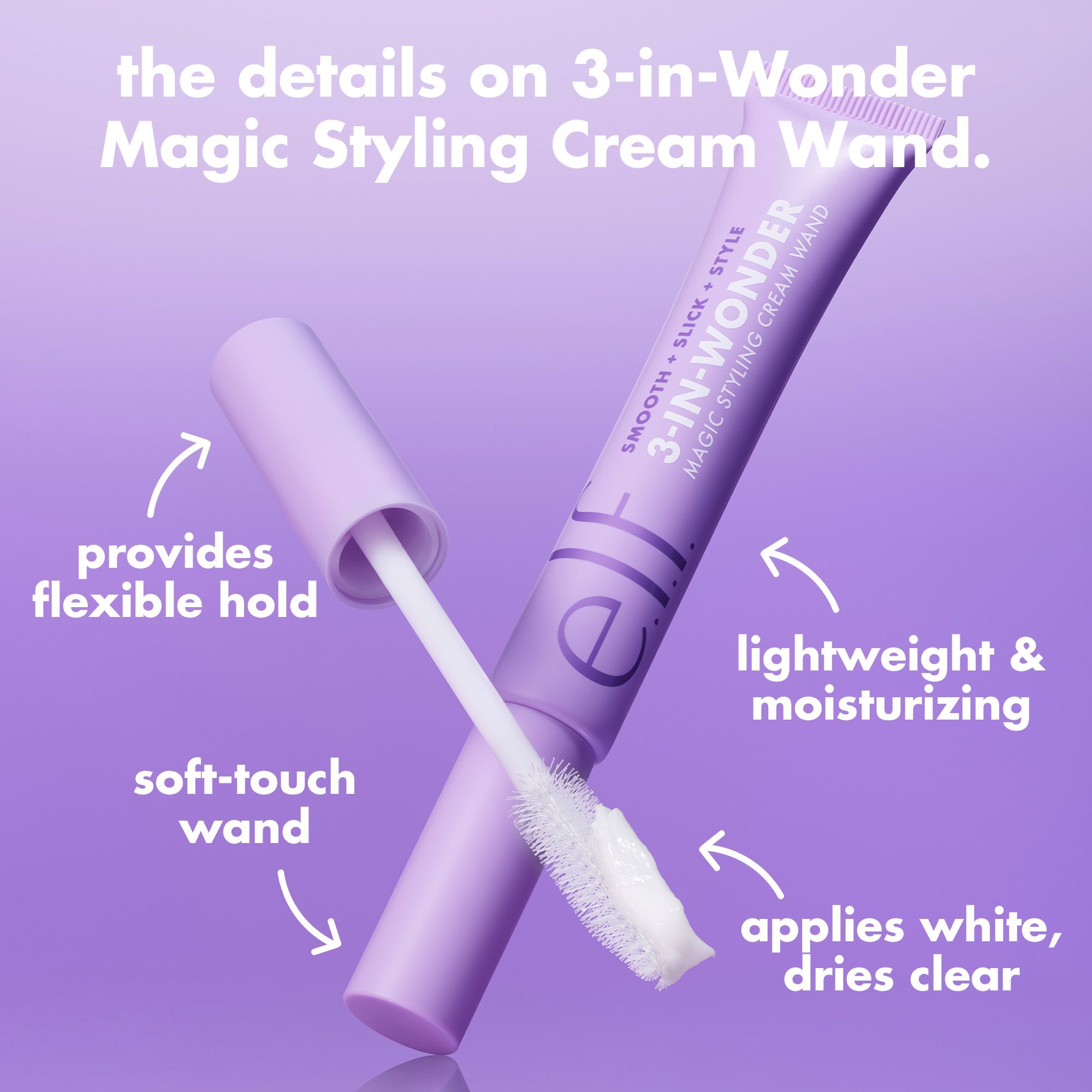 The Features of 3-in-Wonder Magic Styling Cream Wand