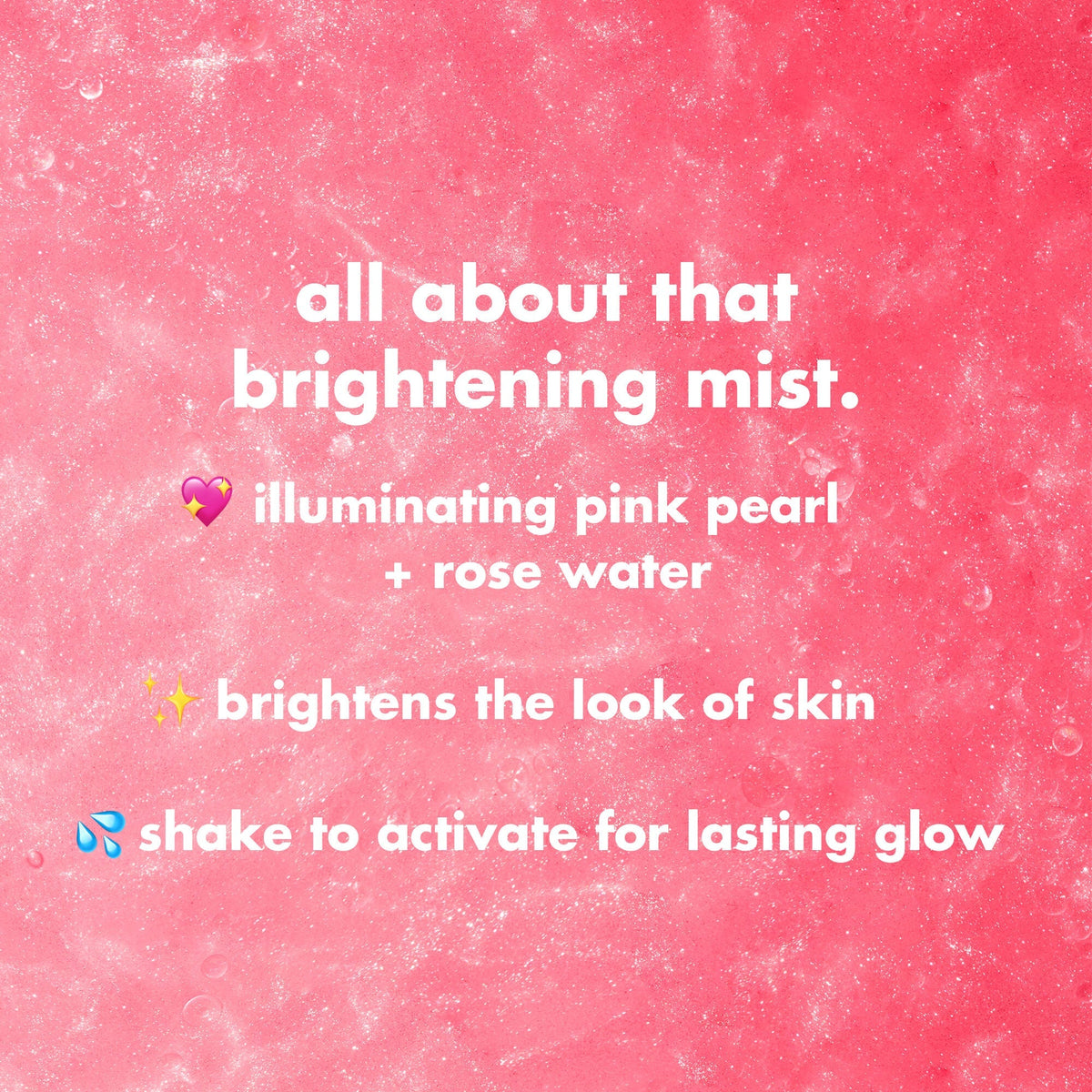 All About Power Grip Rosé Setting Spray - Brightening Mist